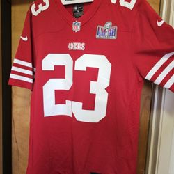 Christian Mccraffrey 49ers Men Nike Jersey, Size MEDIUM