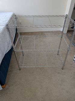 3 tier steel shelf 07/24