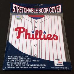 NEW TURNER PHILADELPHIA PHILLIES STRETCHABLE BOOK COVER