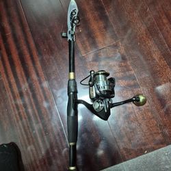 New 8ft Travel Rod And Reel Combo