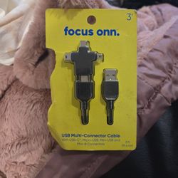 USB Multiconnector Cable Great For Gopro Equip(all Models)