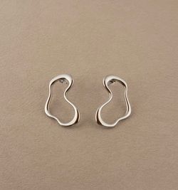 Silver earrings