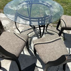 Table And 3 Chairs 