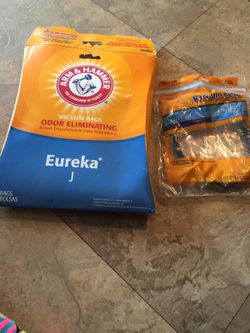 New Vacumm Eureka J style bags and belt
