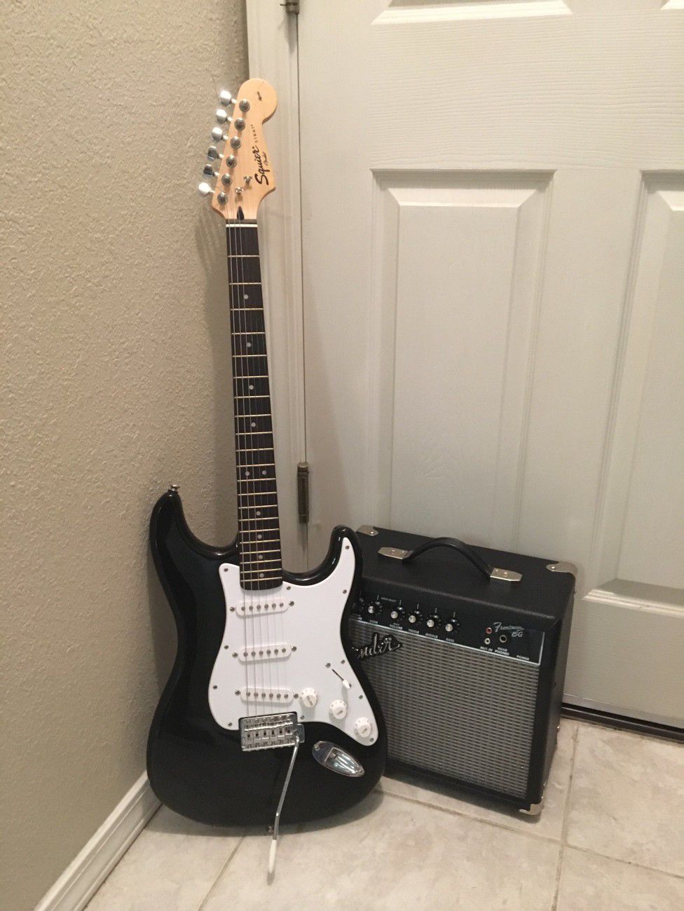 Fender Squire and Amp