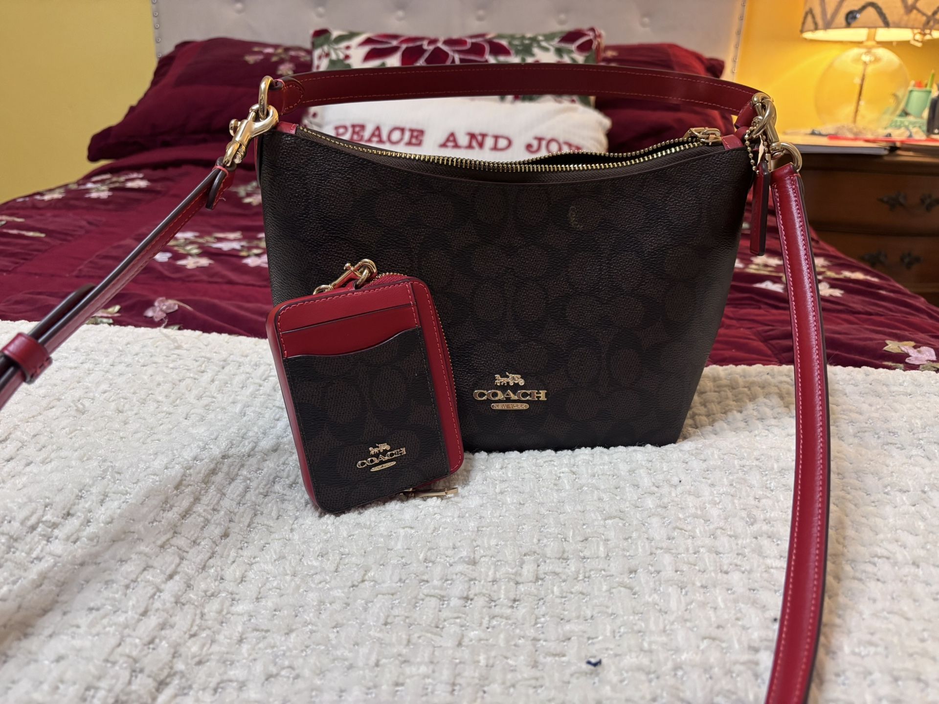 Coach Purse With Matching Wallet 