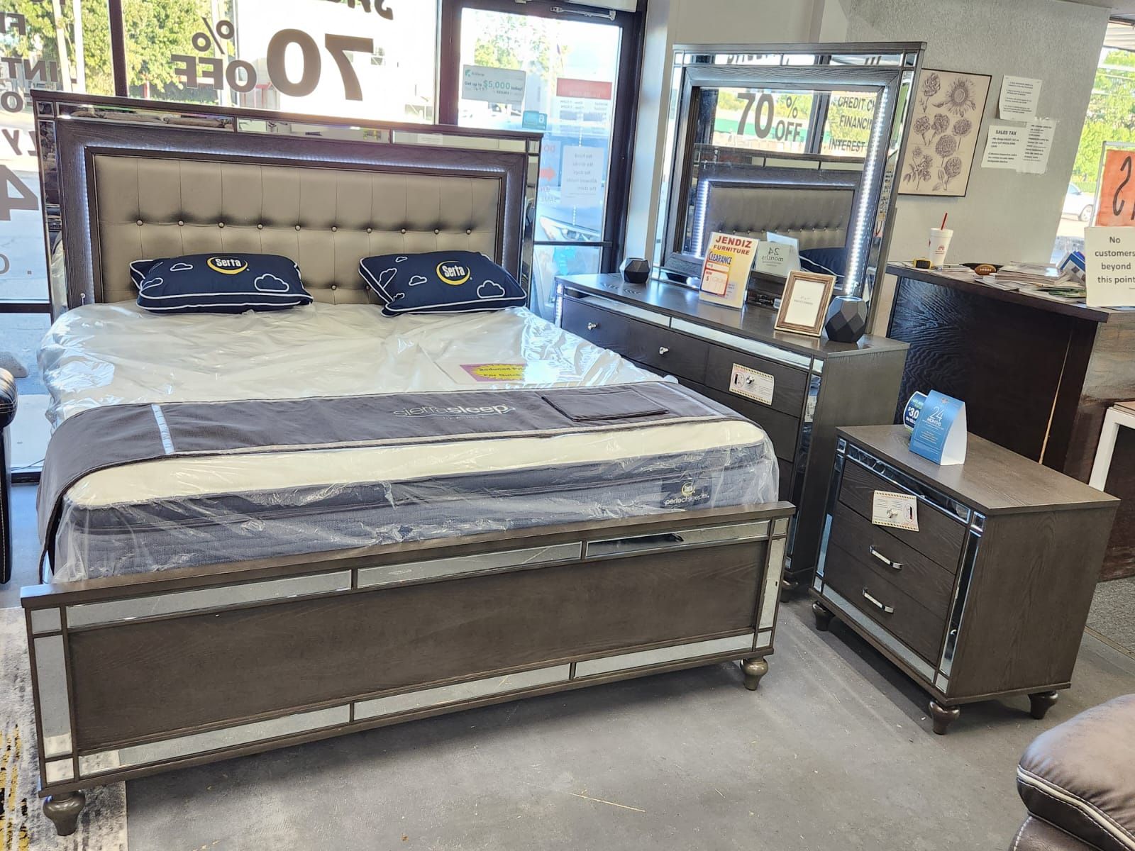 🔥Brand New Bedroom Set 🔥Only $49 Today And Later With Or Without Credi🔥