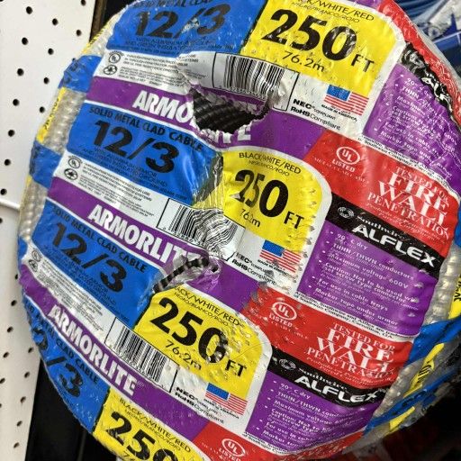 New MC Metal Clad Cable 12/3