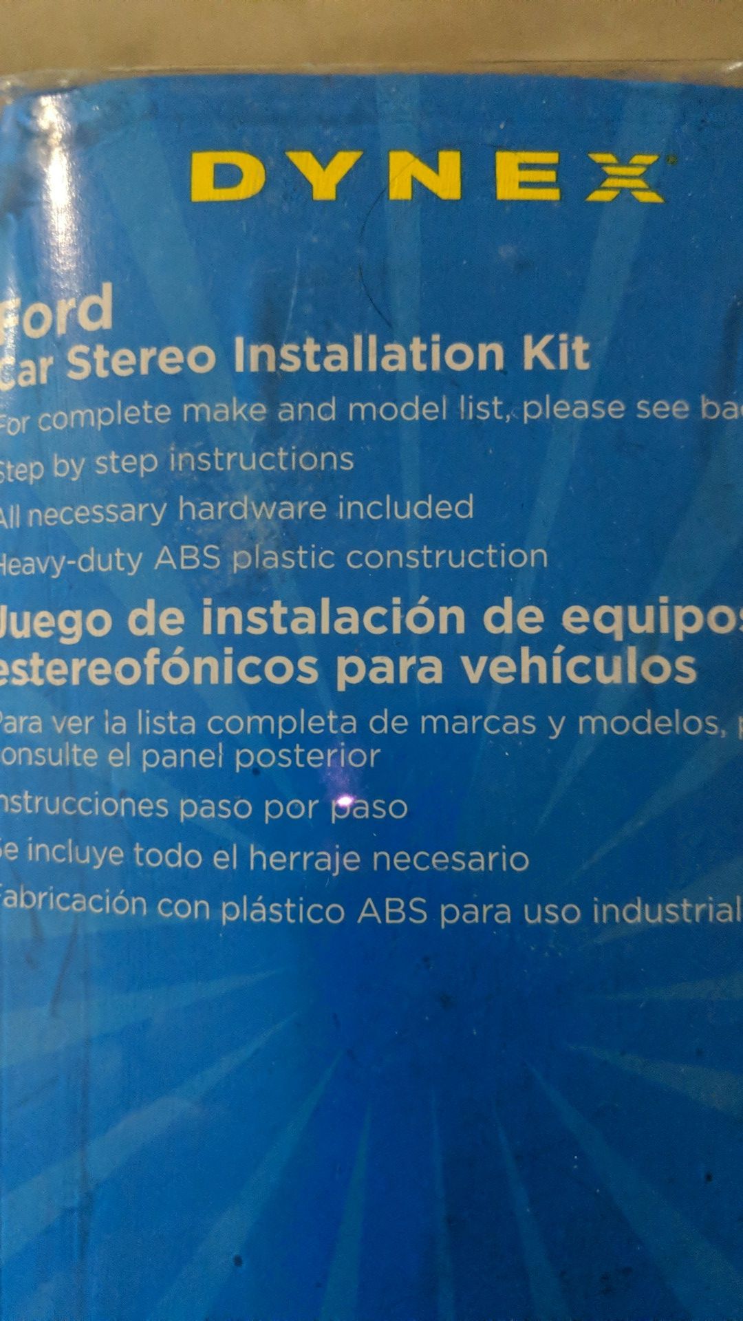 Car stereo installation kit