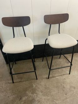 2 Bar Chairs - New