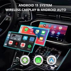 Binize Wireless CarPlay Android AUTO Multimedia Video Box 4G Cellular,4GB+64GB,8Core, Android 13 Bui
