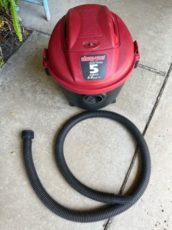 Shop vac 5 gallon 2.0 HP Quite Series