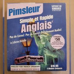 Pimsleur Simple et Rapide Anglais English For French Speakers CD