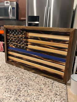 Custom Wooden Flag