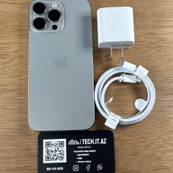 📱 iPhone 16 Pro Max | 256GB | Natural Titanium | Unlocked (Any Carrier)
