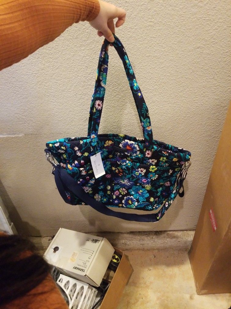 Vera Bradley Iconic Ultimate Diaper Baby Bag Moonlight Garden