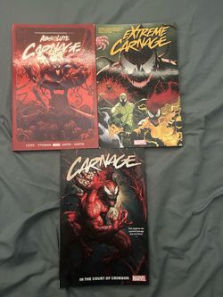 3 Carnage comics books