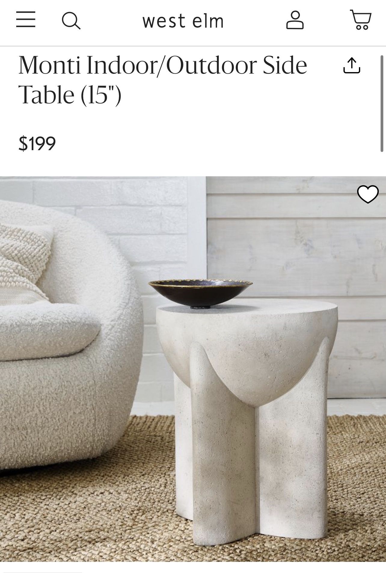 Modern side table