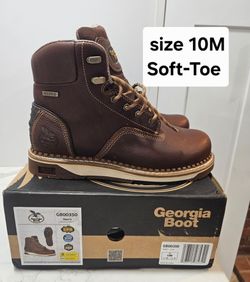 Georgia Soft Toe Work Boots Size 10M