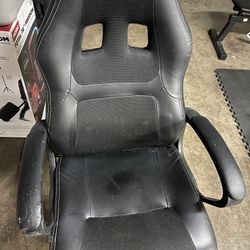 Black Rolling Chair