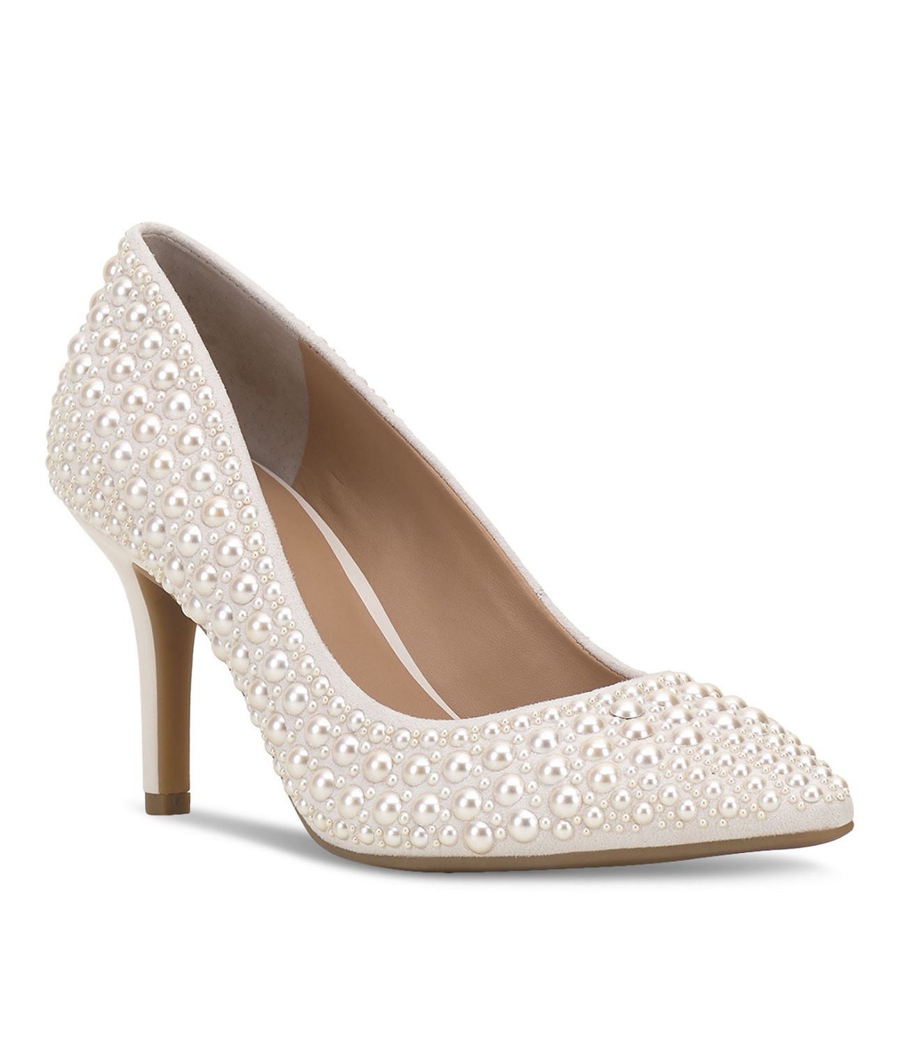 Women's Zitah Pearl Embellished Pointed Toe Pumps Size 9M