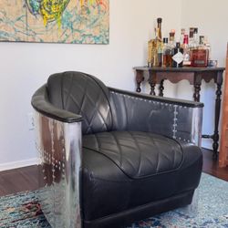Aviator Leather Lounge Chair