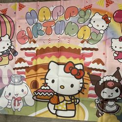 Hello Kitty Backdrop 
