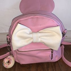 Pink Minnie Mouse backpack