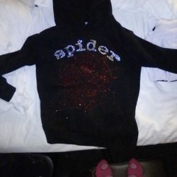 Sp5der Hoodie Rhinestone 