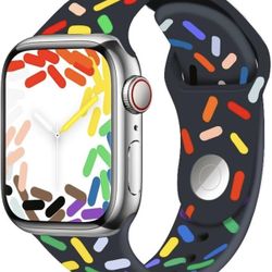 apple watch band rainbow pride