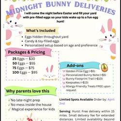 Easter Bunny Yard Egg Delivery