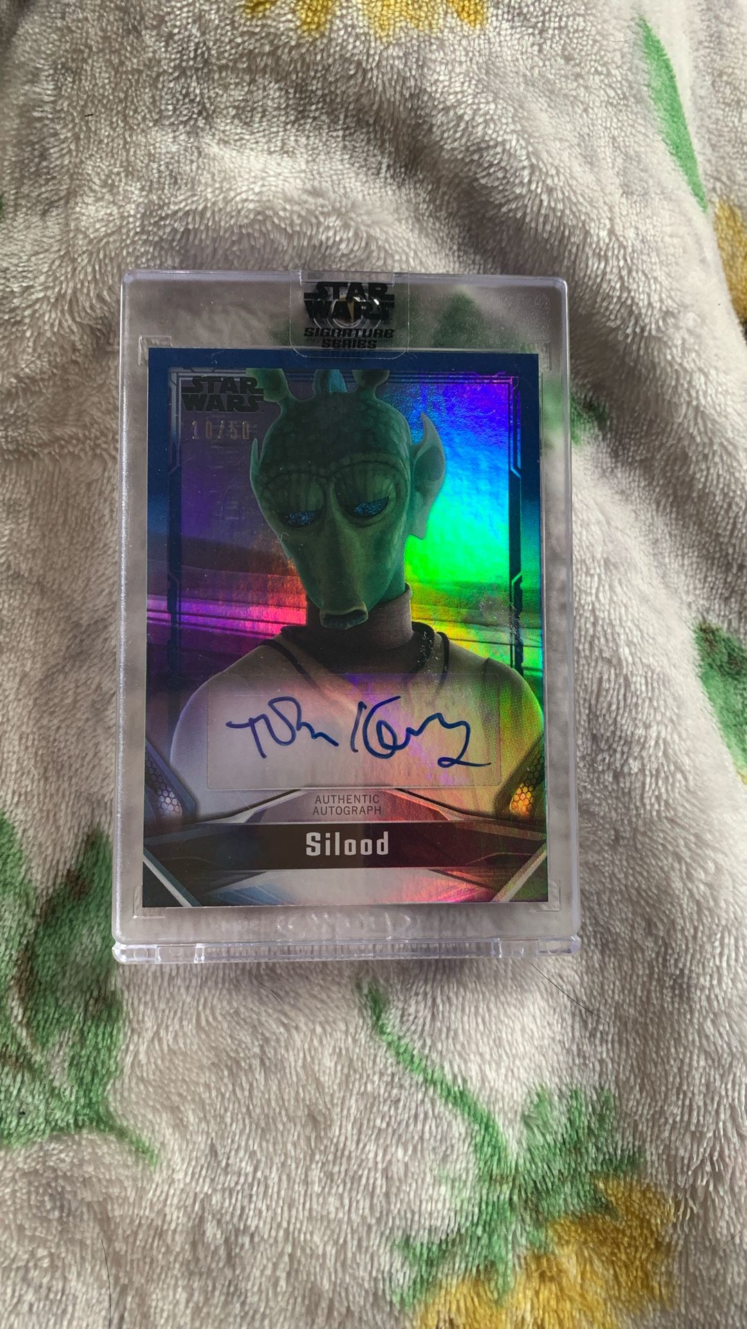 Tom Kenny Starwars Autographed Trading Card