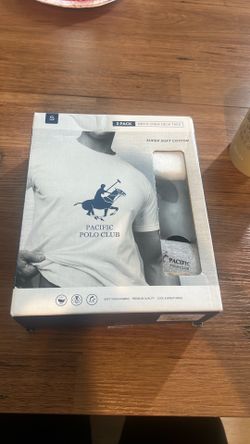 New Pacific Polo Club Men's T-Shirts 3-Pack - Size S