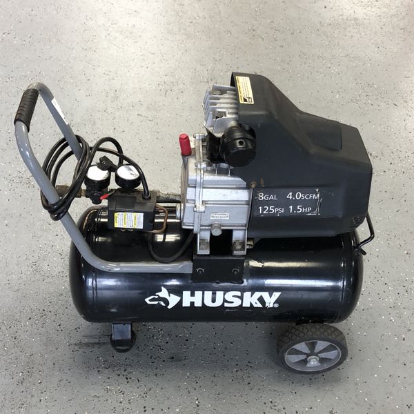 Husky TA2530B 1.5 Hp 8 Gallon 125 Psi Electric Hotdog Air Compressor