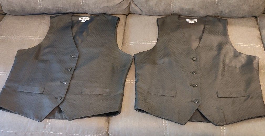 Ladies Black Edwards Sz M Uniform Vests