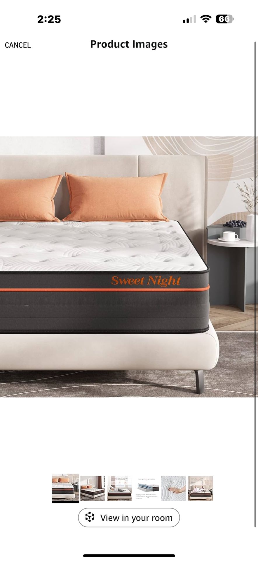 New in box Sweetnight Queen Size Plush Pillow Top Hybrid Mattr ess,