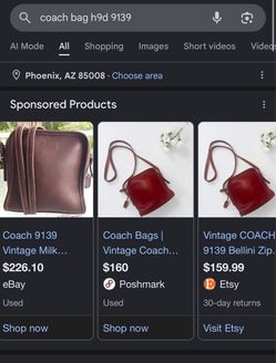 Coach crossbody bag