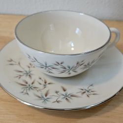 Vintage Lenox fine china teacup and saucer in the Wyndcrest (Pattern A-500)