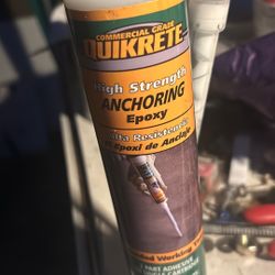 Anchoring Epoxy Used Slightly