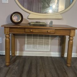 Wood Entryway Console Table