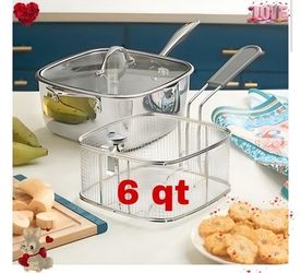 Princess house 6qt square fryer
