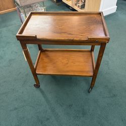 Antique Game Trolley / Bar Cart 