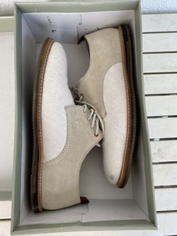 Ben Sherman Mayfair Suede & Linen Oxford size 10-10.5