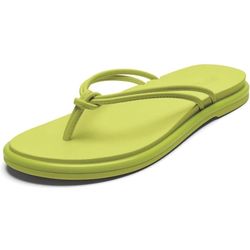 NEW Olukai AKA Citron Flip Flop Women’s Sandals Size 6 NWT 