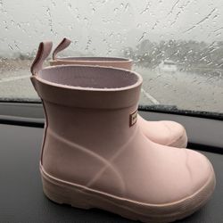 Girls Hunter Boots Light Pink Size 11, UK 10