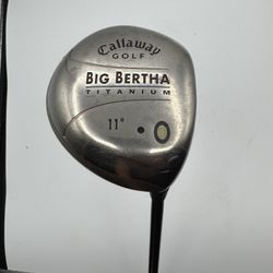 Callaway Big Bertha Titanium Driver 11° Gems 55w Graphite Shaft Golf Club