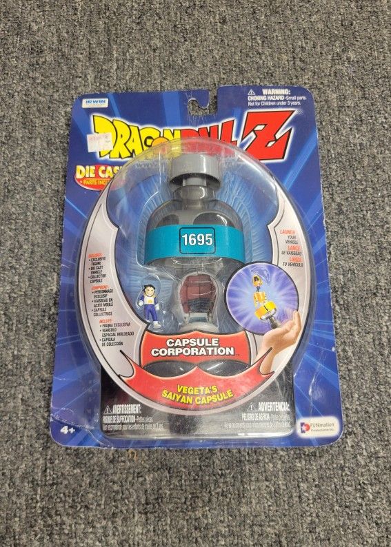 Dragon Ball Z Capsule Corporation 1695 Vegeta’s Saiyan Capsule