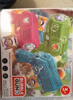 Bubble gun set