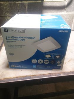 Decorative Ventilation fan with LED light