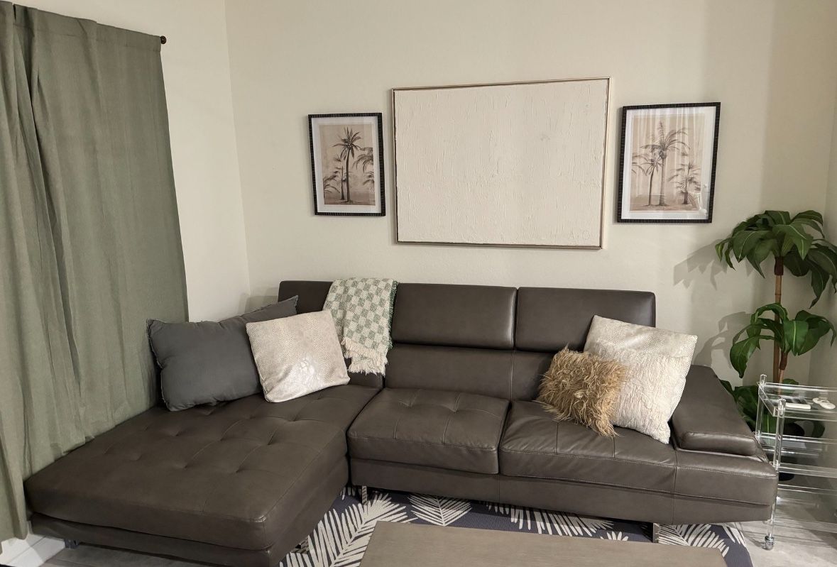 Grey Sectional Sofa Couch